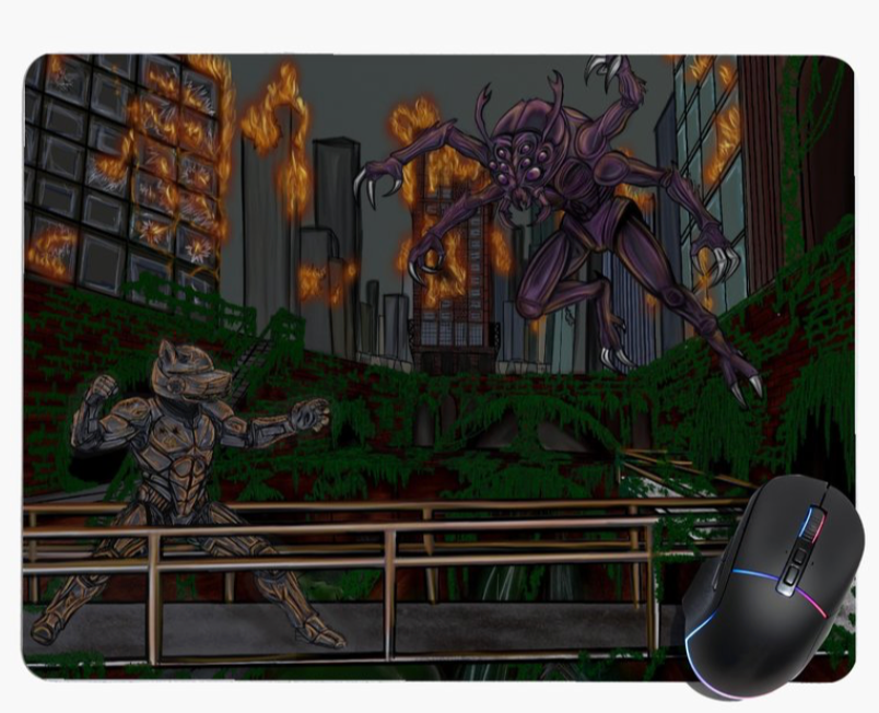 Humanity vs. The Zeltons (Mousepad - mouse not included)
